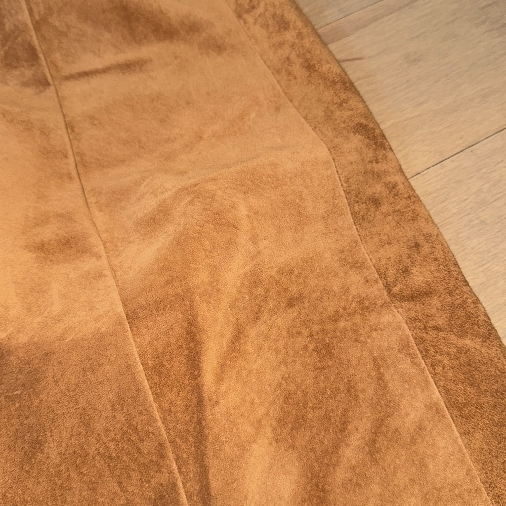 Vintage Char Santa Fe suede Leather Button Skirt - Picture 7 of 11
